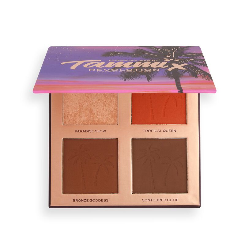 Makeup Revolution X Tammi Paradise Glow Medium Deep Face Palette